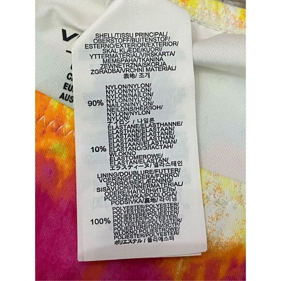 Volcom Sun Tripp Swim Bottom Tie Dye Scream Magenta Women’s Size Large NWT - Picture 4 of 7